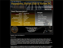 Tablet Screenshot of pappajohnlaw.com